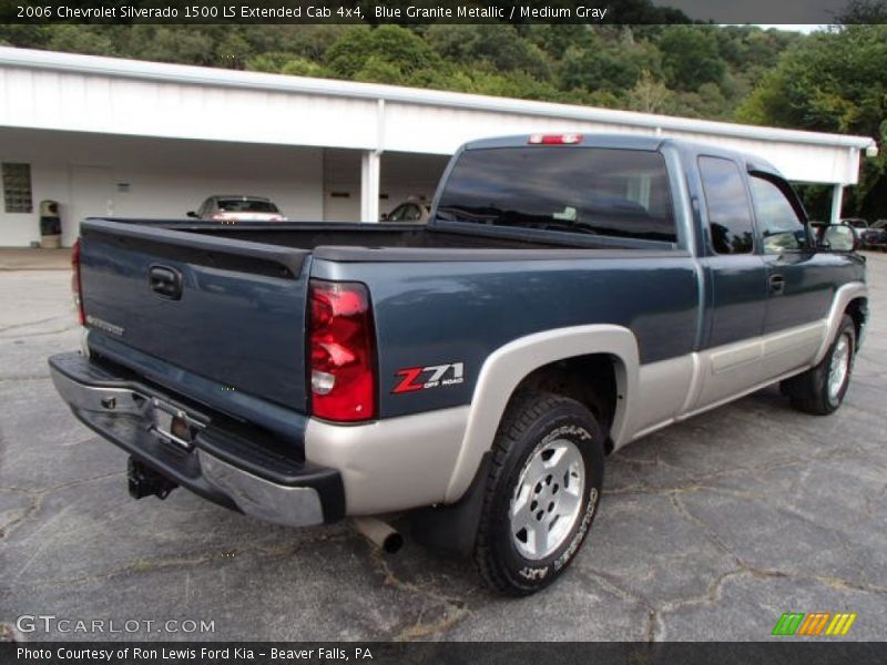 Blue Granite Metallic / Medium Gray 2006 Chevrolet Silverado 1500 LS Extended Cab 4x4