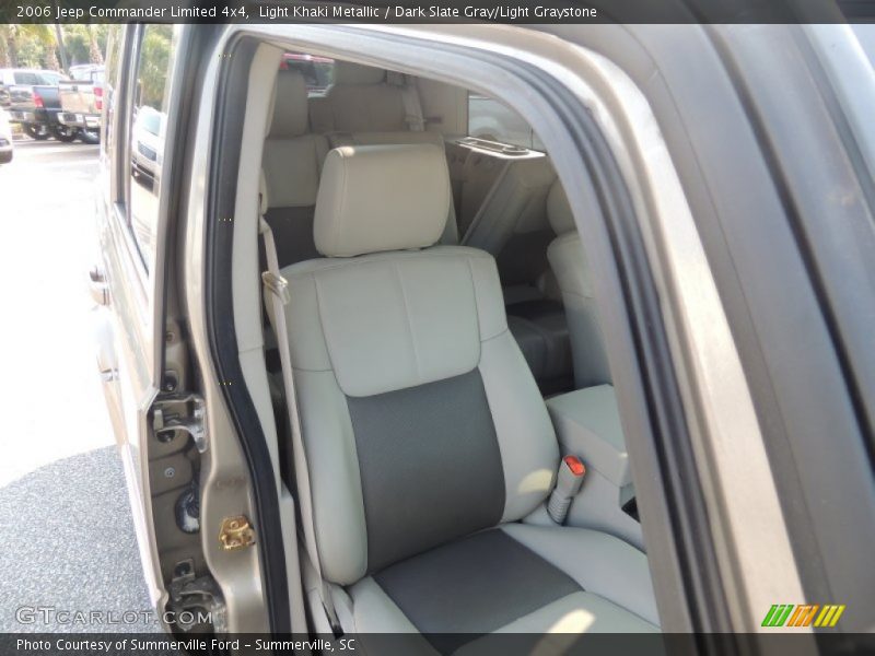 Light Khaki Metallic / Dark Slate Gray/Light Graystone 2006 Jeep Commander Limited 4x4