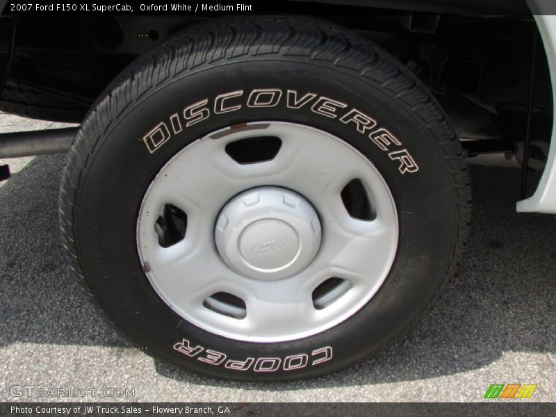 Oxford White / Medium Flint 2007 Ford F150 XL SuperCab