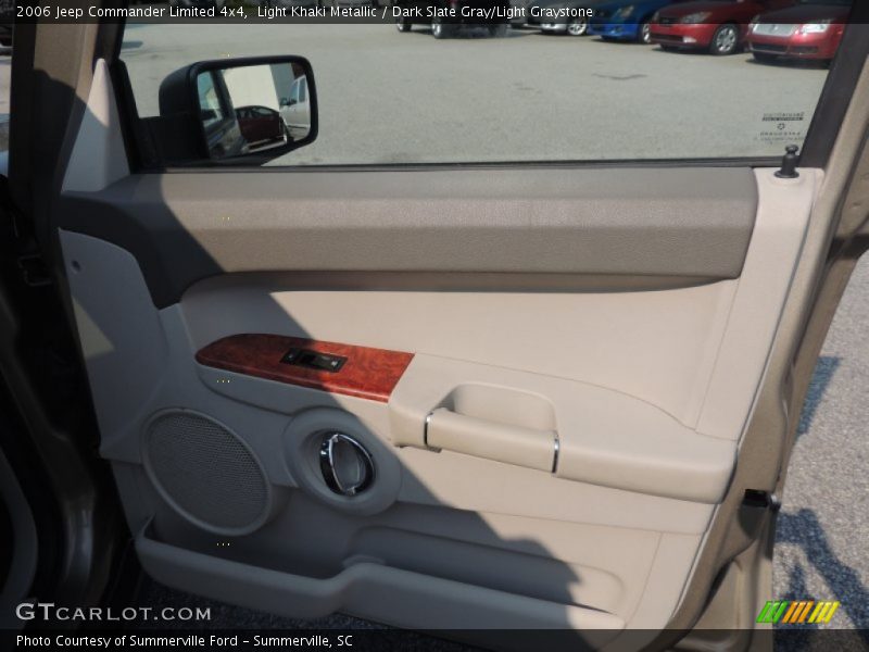 Light Khaki Metallic / Dark Slate Gray/Light Graystone 2006 Jeep Commander Limited 4x4