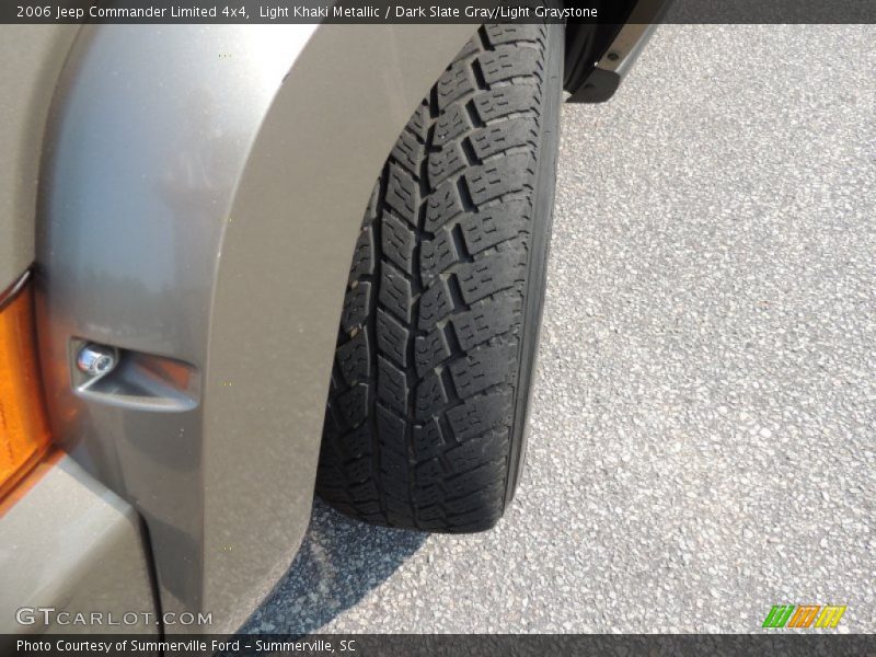 Light Khaki Metallic / Dark Slate Gray/Light Graystone 2006 Jeep Commander Limited 4x4