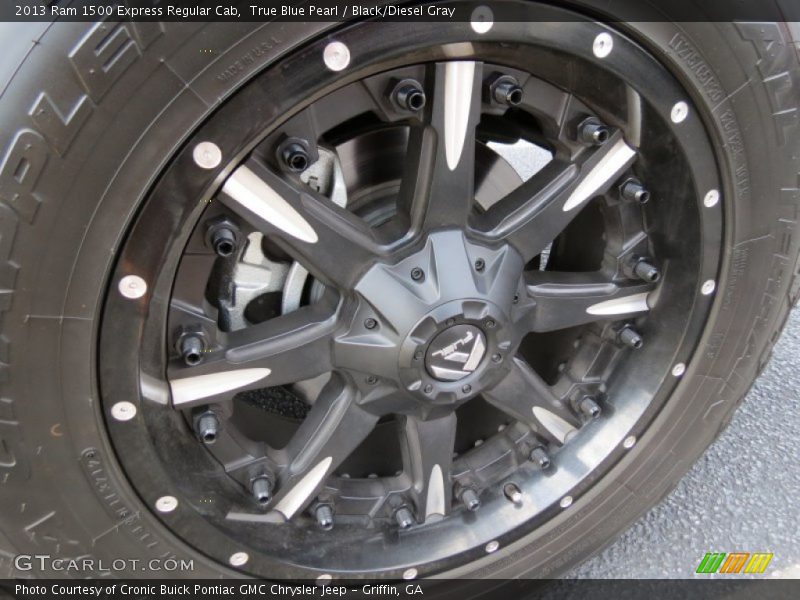 True Blue Pearl / Black/Diesel Gray 2013 Ram 1500 Express Regular Cab