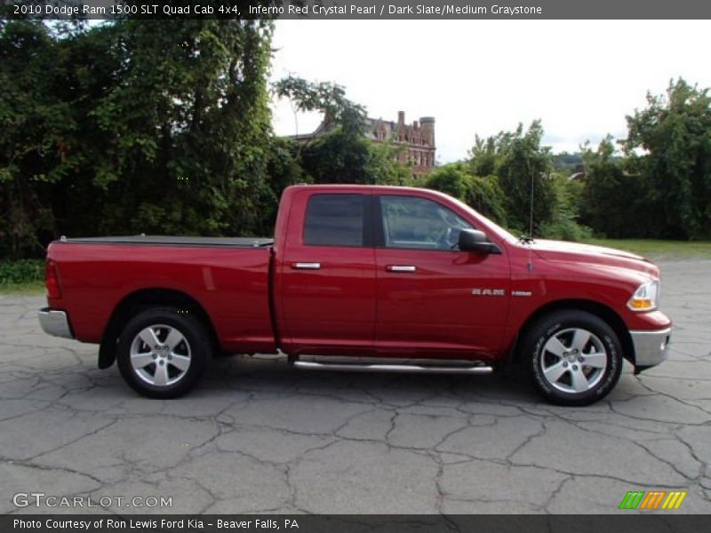 Inferno Red Crystal Pearl / Dark Slate/Medium Graystone 2010 Dodge Ram 1500 SLT Quad Cab 4x4