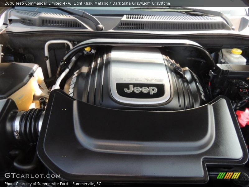 Light Khaki Metallic / Dark Slate Gray/Light Graystone 2006 Jeep Commander Limited 4x4