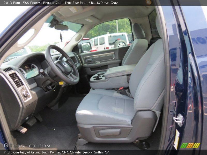 True Blue Pearl / Black/Diesel Gray 2013 Ram 1500 Express Regular Cab