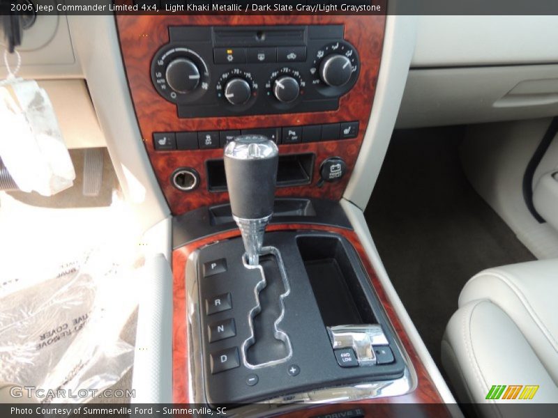 Light Khaki Metallic / Dark Slate Gray/Light Graystone 2006 Jeep Commander Limited 4x4