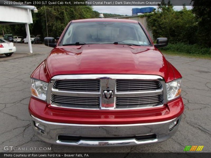 Inferno Red Crystal Pearl / Dark Slate/Medium Graystone 2010 Dodge Ram 1500 SLT Quad Cab 4x4