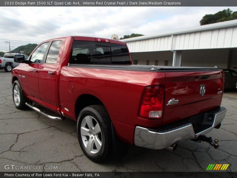 Inferno Red Crystal Pearl / Dark Slate/Medium Graystone 2010 Dodge Ram 1500 SLT Quad Cab 4x4