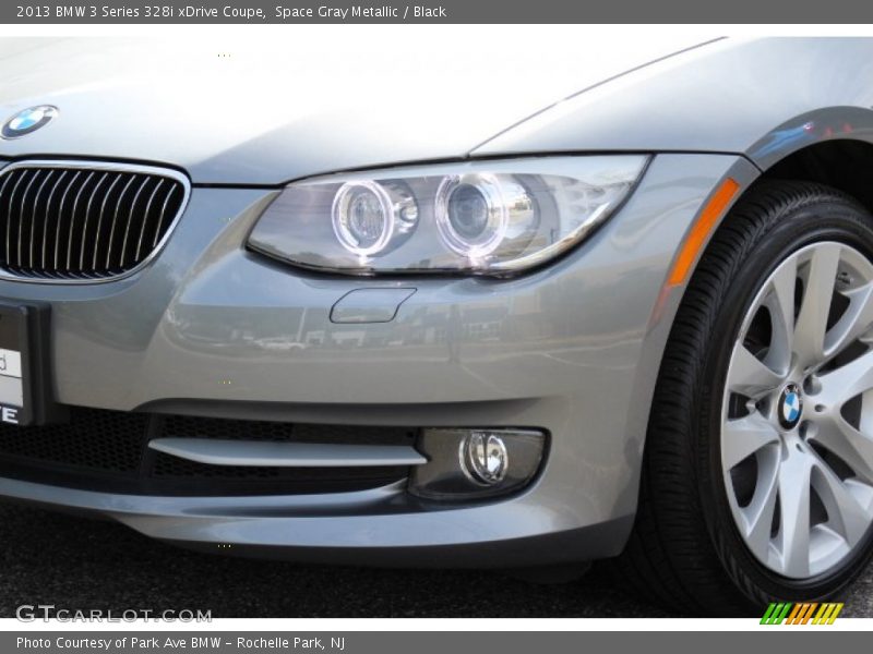 Space Gray Metallic / Black 2013 BMW 3 Series 328i xDrive Coupe