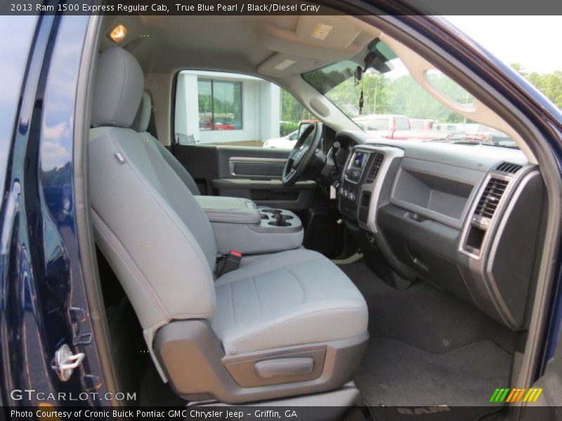 True Blue Pearl / Black/Diesel Gray 2013 Ram 1500 Express Regular Cab