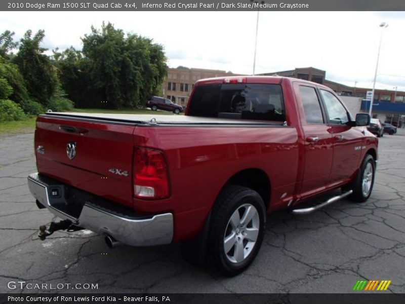 Inferno Red Crystal Pearl / Dark Slate/Medium Graystone 2010 Dodge Ram 1500 SLT Quad Cab 4x4