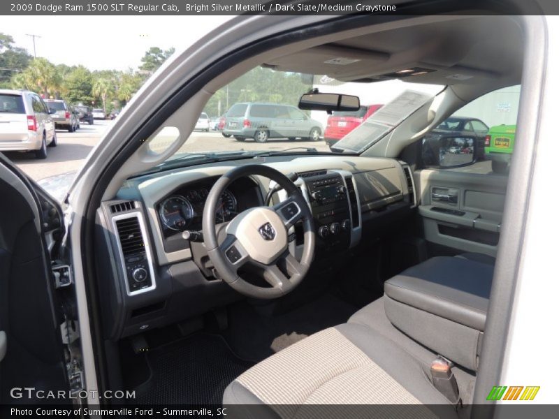 Bright Silver Metallic / Dark Slate/Medium Graystone 2009 Dodge Ram 1500 SLT Regular Cab