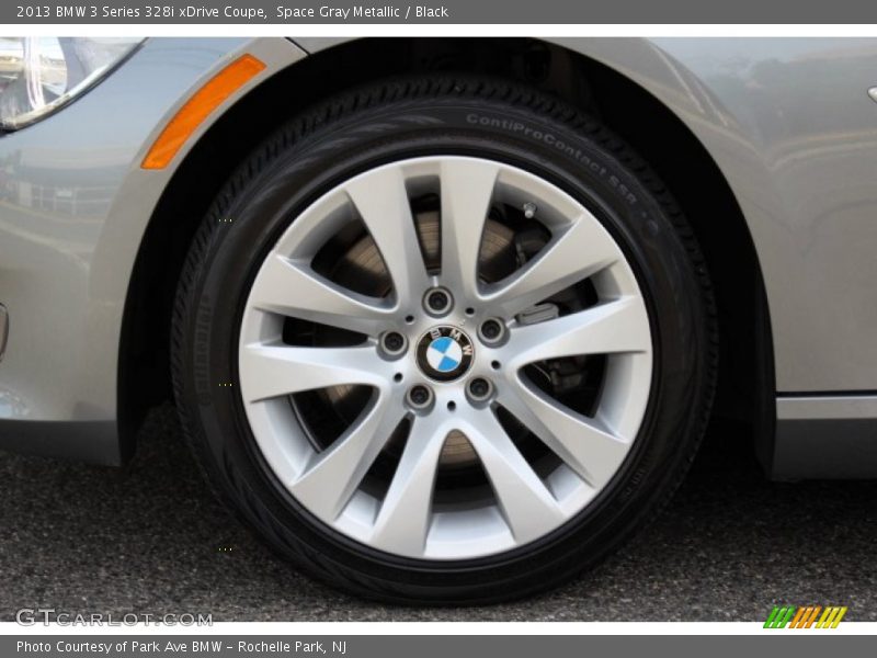 Space Gray Metallic / Black 2013 BMW 3 Series 328i xDrive Coupe