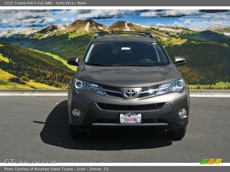 Pyrite Mica / Black 2013 Toyota RAV4 XLE AWD