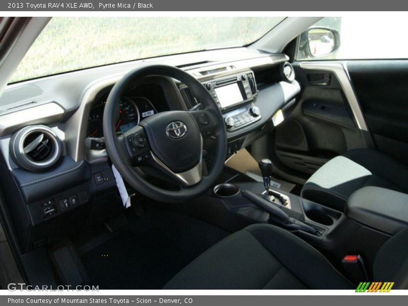 Pyrite Mica / Black 2013 Toyota RAV4 XLE AWD