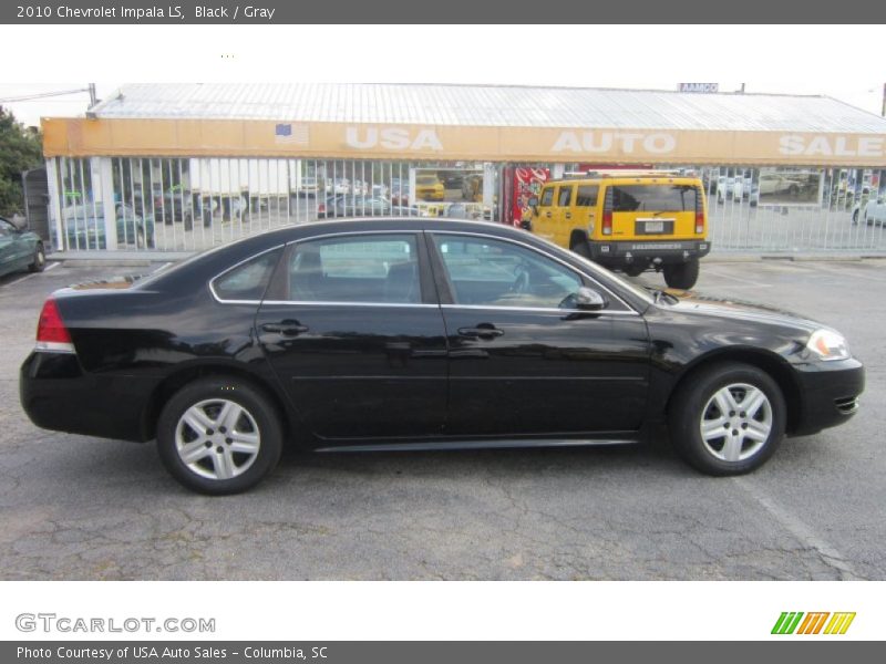 Black / Gray 2010 Chevrolet Impala LS