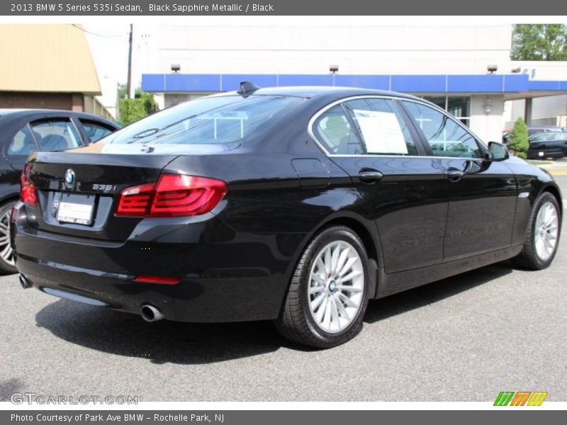 Black Sapphire Metallic / Black 2013 BMW 5 Series 535i Sedan