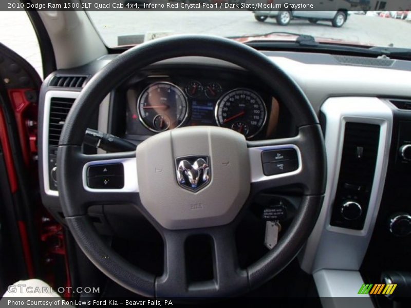 Inferno Red Crystal Pearl / Dark Slate/Medium Graystone 2010 Dodge Ram 1500 SLT Quad Cab 4x4