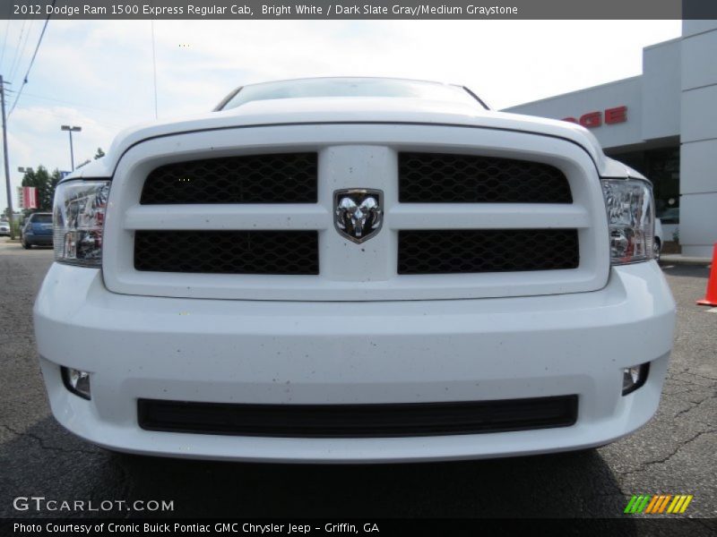 Bright White / Dark Slate Gray/Medium Graystone 2012 Dodge Ram 1500 Express Regular Cab