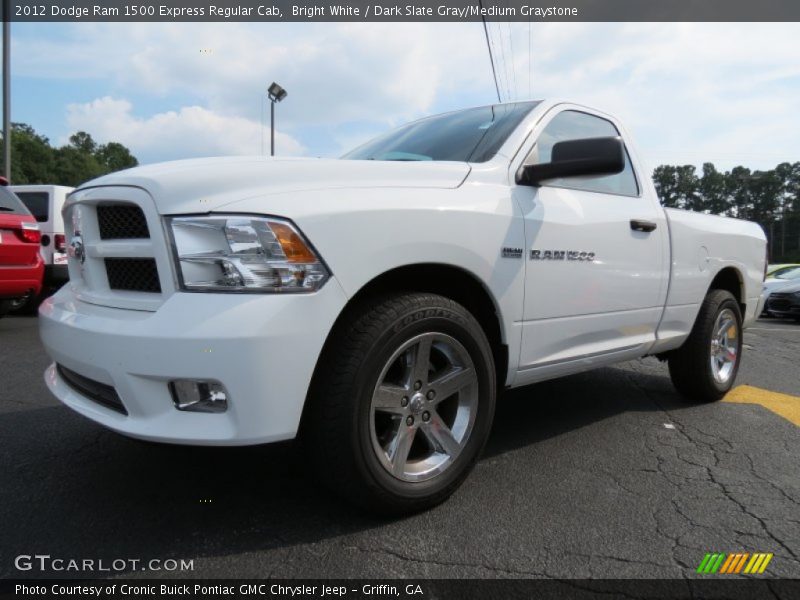 Bright White / Dark Slate Gray/Medium Graystone 2012 Dodge Ram 1500 Express Regular Cab