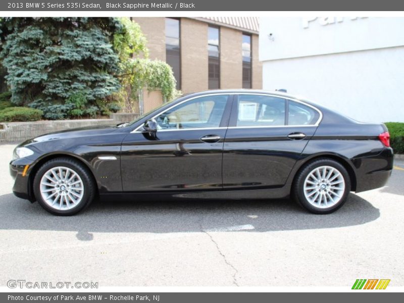 Black Sapphire Metallic / Black 2013 BMW 5 Series 535i Sedan