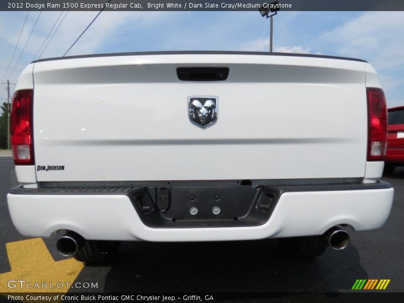 Bright White / Dark Slate Gray/Medium Graystone 2012 Dodge Ram 1500 Express Regular Cab