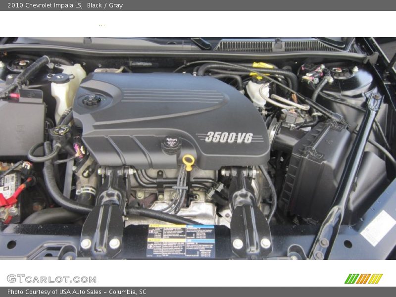 Black / Gray 2010 Chevrolet Impala LS