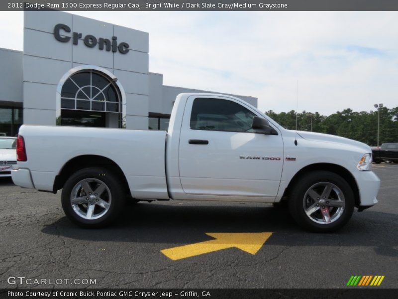 Bright White / Dark Slate Gray/Medium Graystone 2012 Dodge Ram 1500 Express Regular Cab