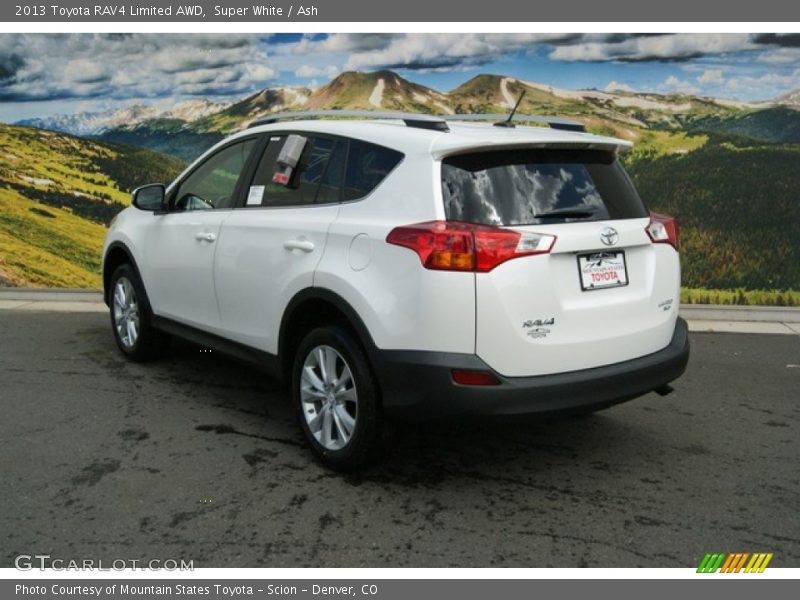 Super White / Ash 2013 Toyota RAV4 Limited AWD