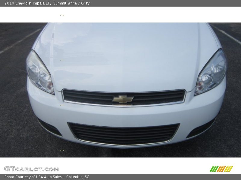 Summit White / Gray 2010 Chevrolet Impala LT