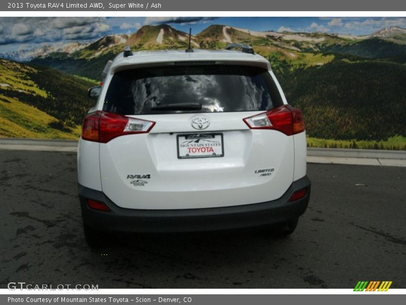 Super White / Ash 2013 Toyota RAV4 Limited AWD