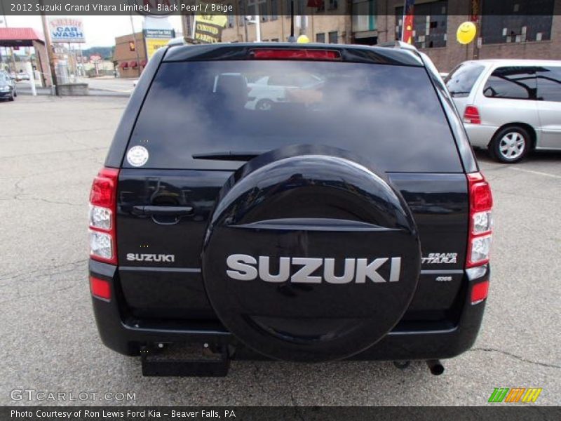 Black Pearl / Beige 2012 Suzuki Grand Vitara Limited
