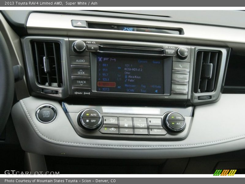 Super White / Ash 2013 Toyota RAV4 Limited AWD