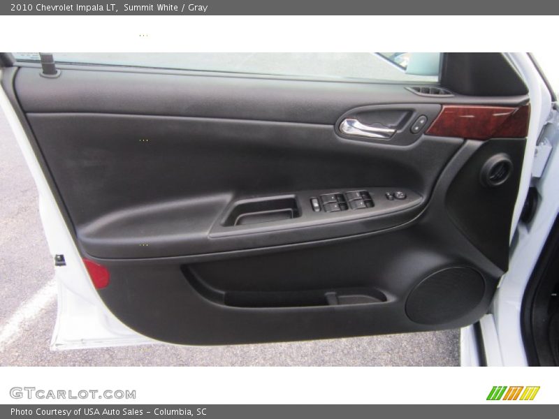 Summit White / Gray 2010 Chevrolet Impala LT