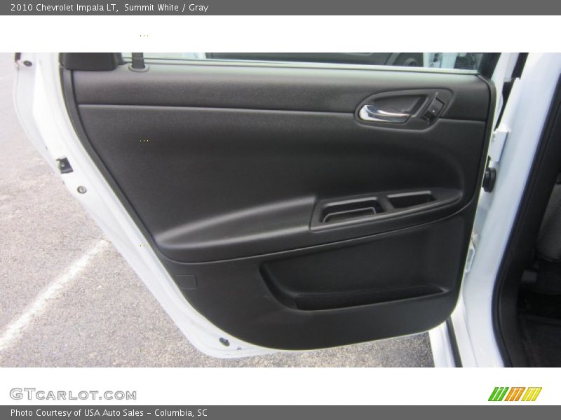 Summit White / Gray 2010 Chevrolet Impala LT