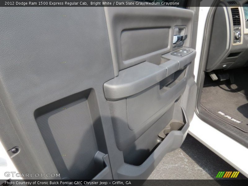 Bright White / Dark Slate Gray/Medium Graystone 2012 Dodge Ram 1500 Express Regular Cab