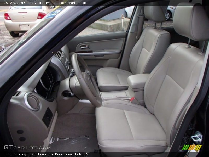  2012 Grand Vitara Limited Beige Interior