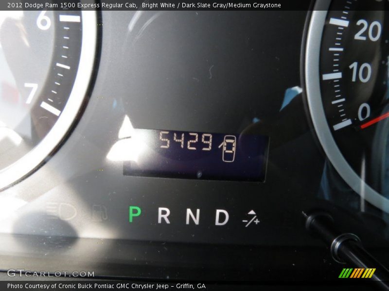 Bright White / Dark Slate Gray/Medium Graystone 2012 Dodge Ram 1500 Express Regular Cab