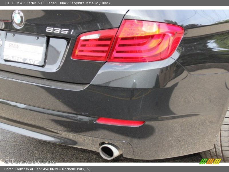 Black Sapphire Metallic / Black 2013 BMW 5 Series 535i Sedan