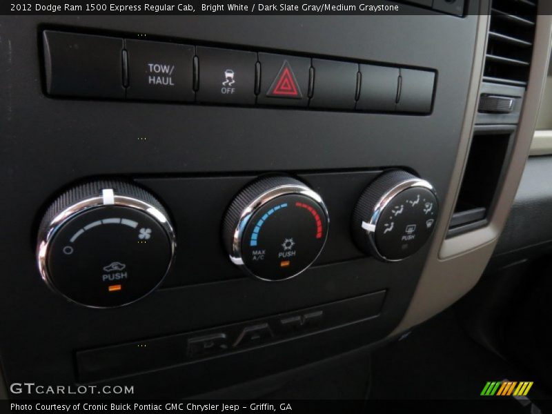 Bright White / Dark Slate Gray/Medium Graystone 2012 Dodge Ram 1500 Express Regular Cab