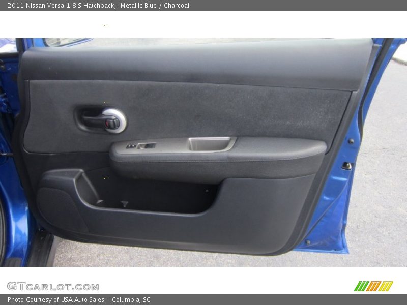 Metallic Blue / Charcoal 2011 Nissan Versa 1.8 S Hatchback