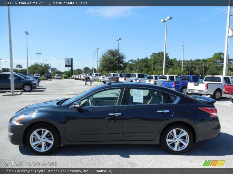 Metallic Slate / Beige 2013 Nissan Altima 2.5 SL