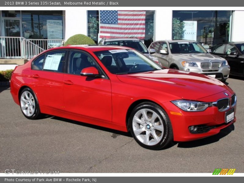 Melbourne Red Metallic / Black 2013 BMW 3 Series 335i Sedan