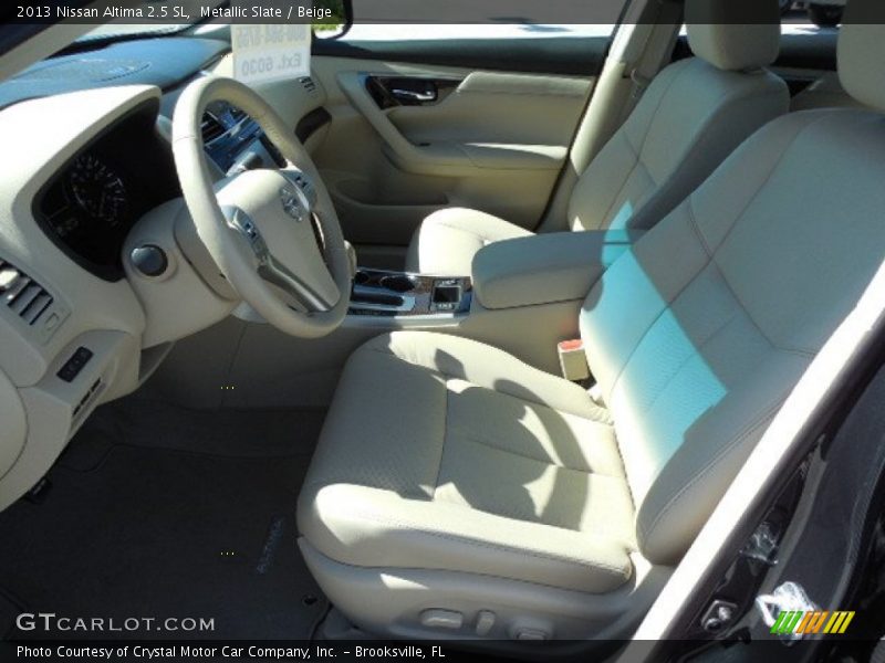 Metallic Slate / Beige 2013 Nissan Altima 2.5 SL