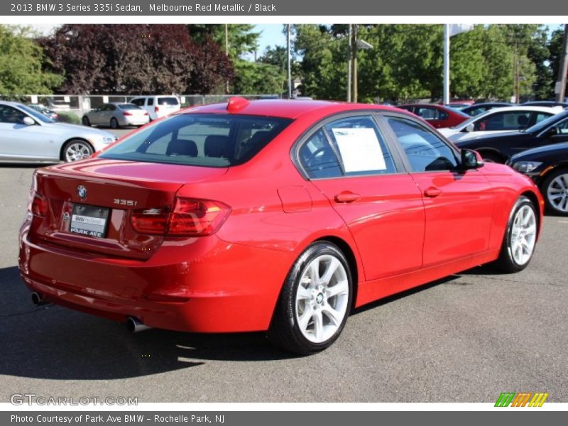 Melbourne Red Metallic / Black 2013 BMW 3 Series 335i Sedan