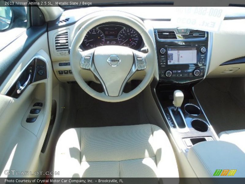 Metallic Slate / Beige 2013 Nissan Altima 2.5 SL