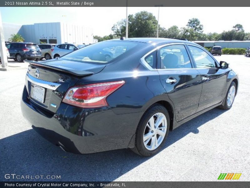 Metallic Slate / Beige 2013 Nissan Altima 2.5 SL