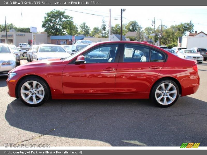 Melbourne Red Metallic / Black 2013 BMW 3 Series 335i Sedan