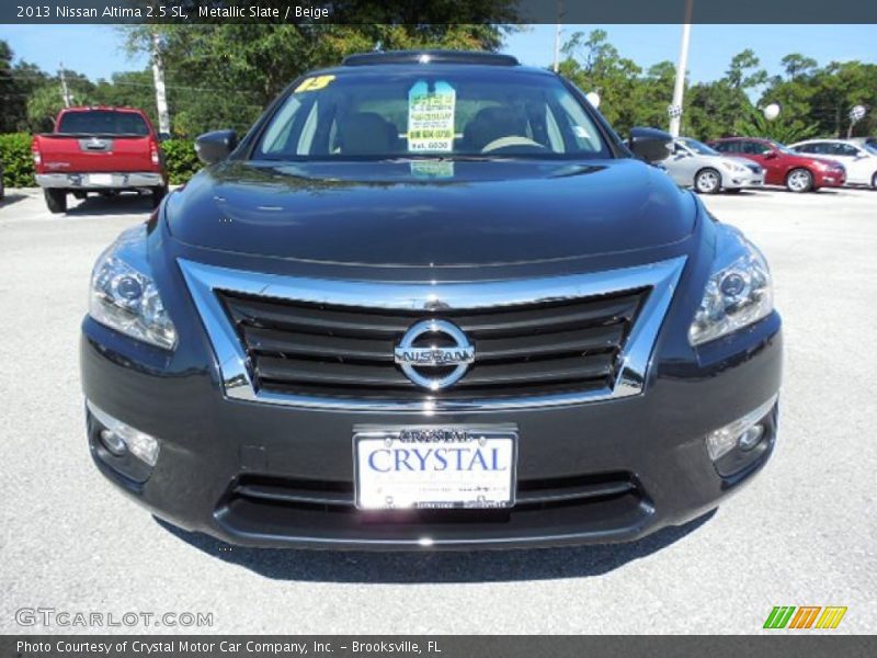 Metallic Slate / Beige 2013 Nissan Altima 2.5 SL