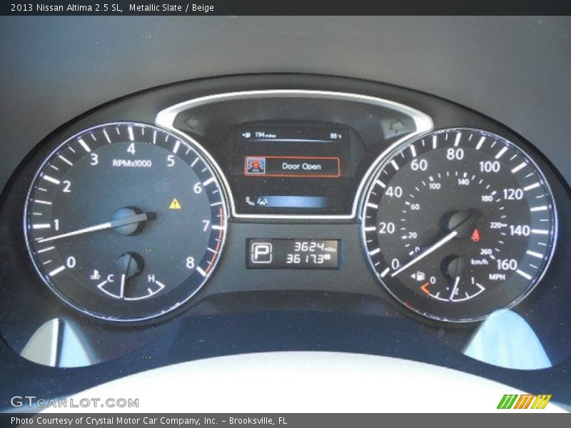 Metallic Slate / Beige 2013 Nissan Altima 2.5 SL